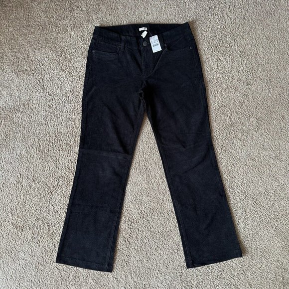 J Crew Pants Womens 30S (32x31) Bootcut Corduroy Black NWT Mid Rise - Picture 2 of 14